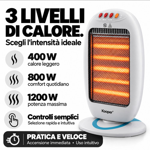 Stufa elettrica alogena - stufa,